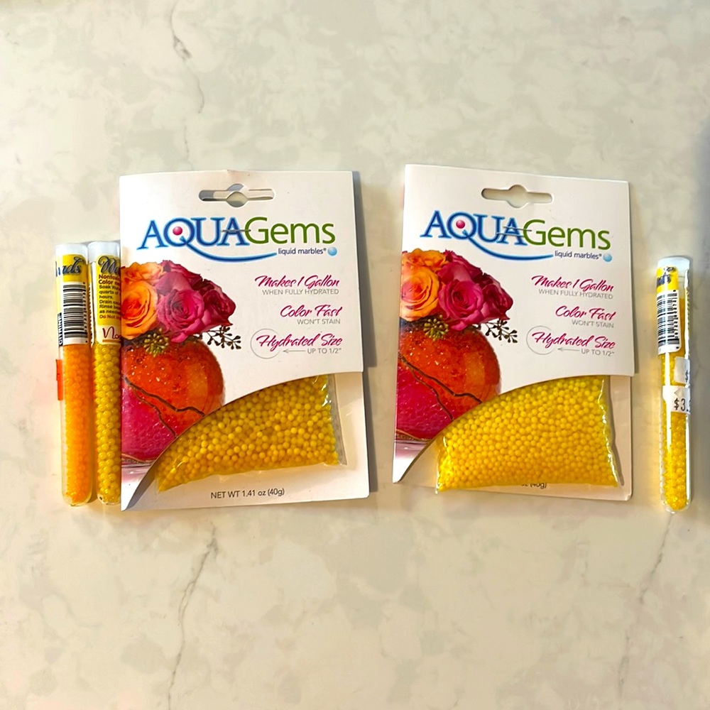 Aquagems liquid marbles